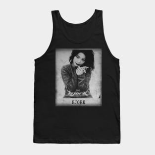 Bjork - Debut // Minimalist Fanart Tank Top